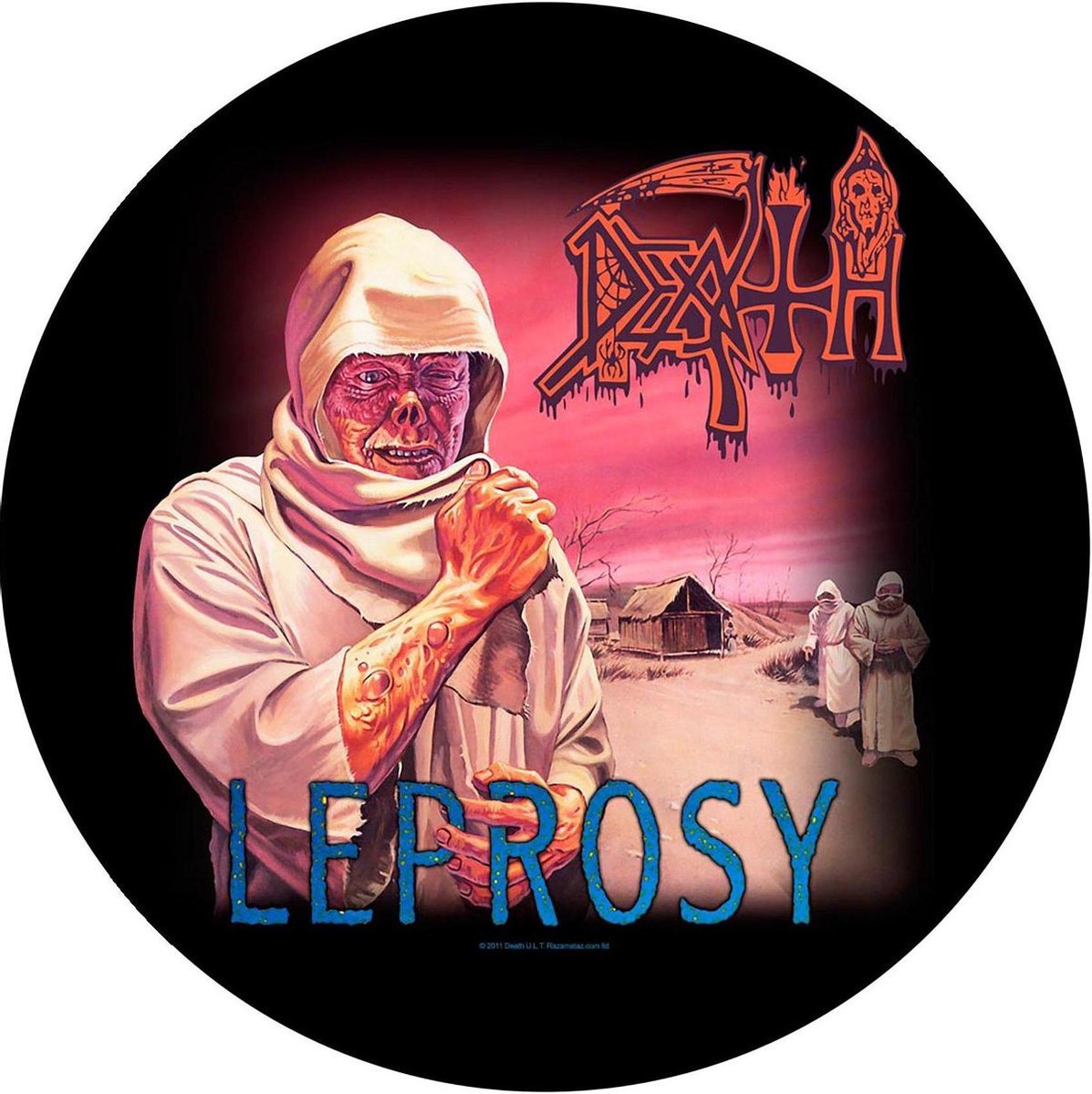 Death | Leprosy Circular | Grote rugpatch